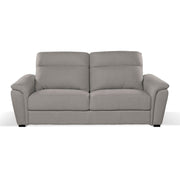 Gonzaga 3-Seater Sofa with Adjustable Headrests in Elephant Color