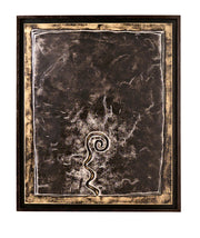 Oil on multicolor canvas and wooden frame 100x120 cm