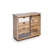 Sideboard 1 Door 4 Tudor drawers cm 90 x 35 x 85 h