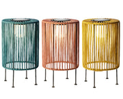 Iron table solar lamp