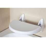 Foldable Wall Mounted Disabled Seat - White 35x25 cm