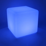 Led lamp in rechargeable multicolor plastic cm30x30xh30