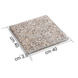 Grit plate for umbrella base 40x40x3.5