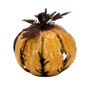 Pumpkin metal candle holder 1p ø16,5h18,5