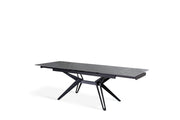 Tavolo allungabile grigio-negro 90 cm x 160-240  cm cm H. 76 cm