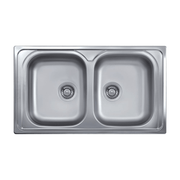 Sink 86x50 2 bowls SAXT322