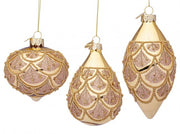 Elegant Set of 12 Gold Winslows Vt Pendants - 3 Assorted Sizes