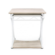 PC desk in white VIOLET steel 70x55x h76 cm