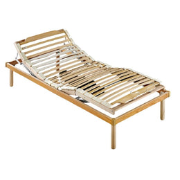 Single electric wooden bed base Master