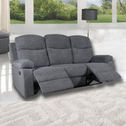 Chicago 3-seater gray reclining sofa Twist 20
