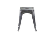 Galvanized bristol iron stool cm39x39h45