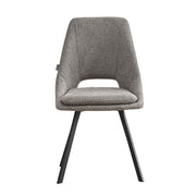 Gray Padded Chair 85x56x48 cm