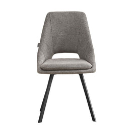 Gray Padded Chair 85x56x48 cm