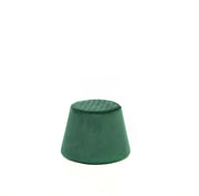 Green metal velvet pouf cm 46.5 x 46.5 x h 33