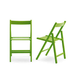 Sage green folding chair for your happy hour