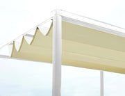 Milwaukee aluminum gazebo with electric cover 3x3m x 2.5h