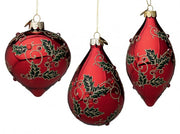 12x Red Zaida Vt Pendant Assortment