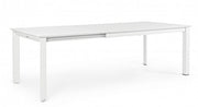 Extendable garden table Konnor white
