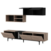 (3c) Diany 195 anthracite oak wall unit