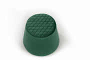 Green metal velvet pouf cm 46.5 x 46.5 x h 33