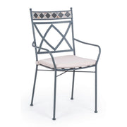Berkley outdoor chair in metal