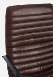 Gregory brown leatherette office armchair