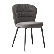 Gray Fabric Upholstered Klontar Chair 79x56x57.5 cm