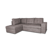 Athens left peninsula sofa with pull-out rabbit bed