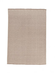 Brown outdoor carpet in hand-woven synthetic fiber 200x300