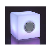 Speaker Cube LED Lamp in Polyethylene 20x20cm