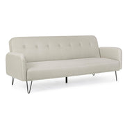 Bridjet Beige sofa bed in reclining fabric