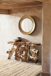 Ivory Lines carpet 140x200 in cotton