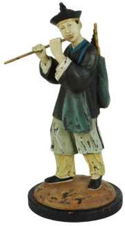 Pied piper resin statue cy-0534 ø cm. 12h24