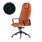 Capri black office armchair