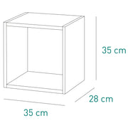 Vittoria shelves 3 modular cubes