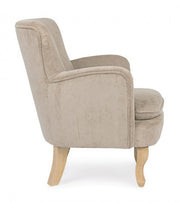 Vintage style dove gray armchair