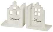 Sweet home pair of bookends kb-7625 cm. 30 x 10 h 15