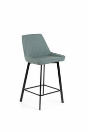 Set of 2 Fabric Stools 50cm x 44cm x 94cm