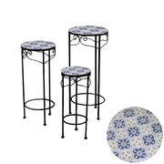 Cagliari metal mosaic column