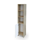 Colonna bagno con anta mobile salvaspazio cm 33 x 33 x 160 h