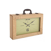 Wooden table clock 36 x 25 cm
