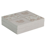 Lilac wooden box cm20x17,5h5