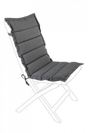 Medium Smoke Quilted Back Cushion