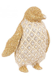 Gold Diamond Penguin Stand - Set of 4