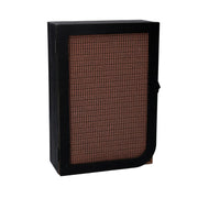 Rectangular black wooden gate keychain with 3 hooks cm20x9,5x29