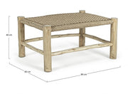 Lampok synthetic fiber garden table