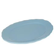 Oval pastel blue juliet plate cm35x26h3