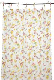 Pink flowers print curtain cu-2038 cm. 140x260