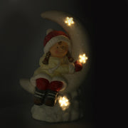 White led moon plastic girl cm36,5x21h52