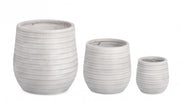 Set3 P.Vaso Braiding Bomb Bianco